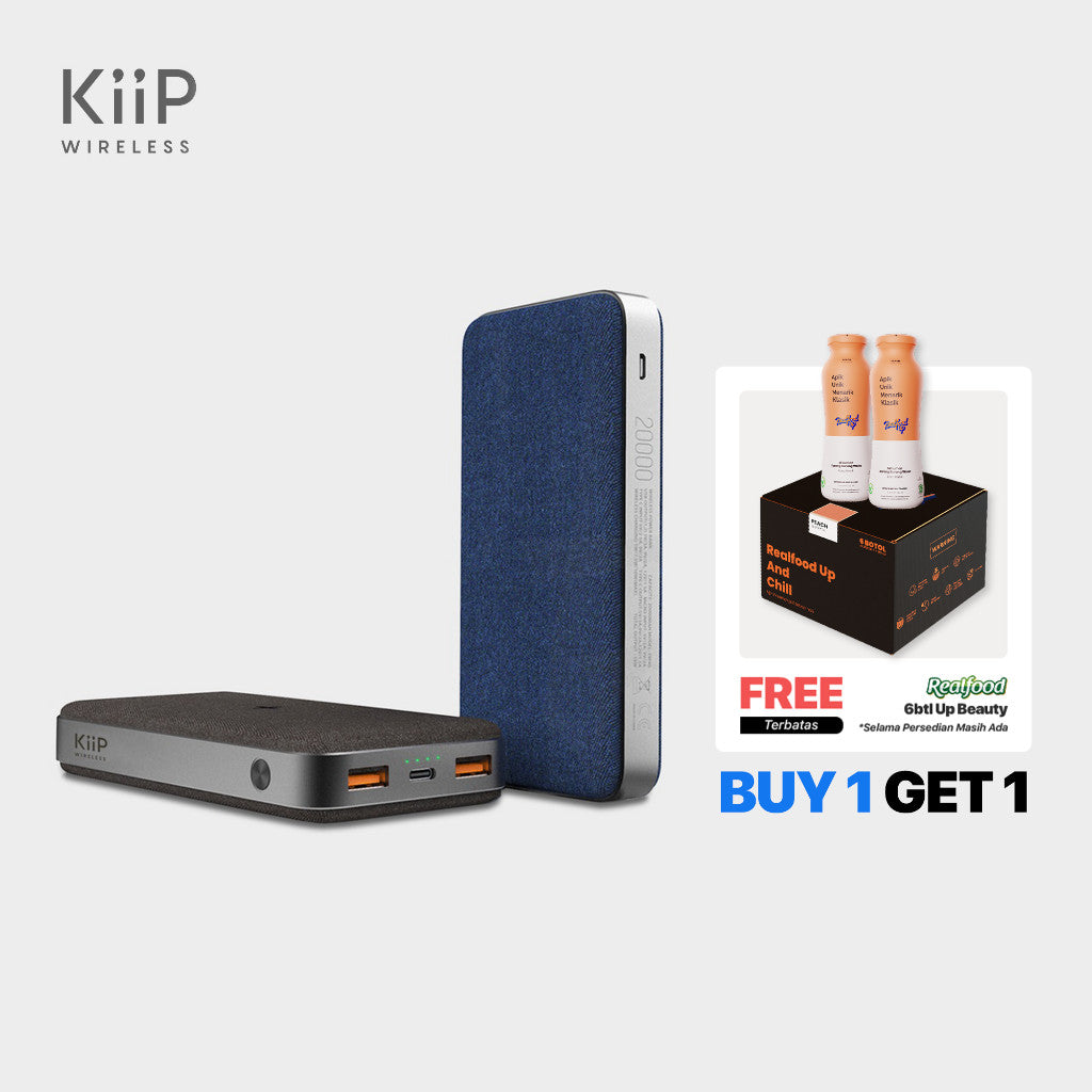 KiiP WIRELESS EW40 Power Bank Fast Charging X Realfood Up Beauty 6 btl