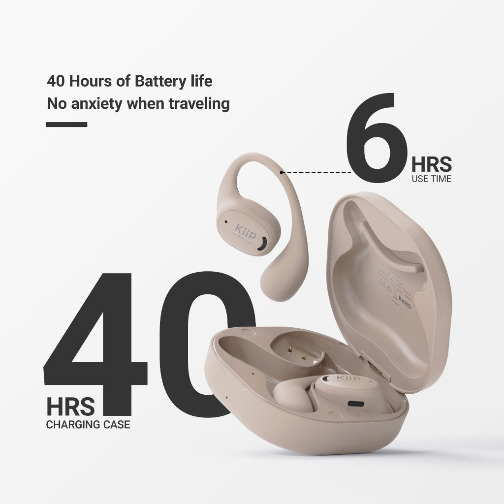 KiiP Wireless DTH5 Tws Bluetooth Headset Headphone Earphone Earhook