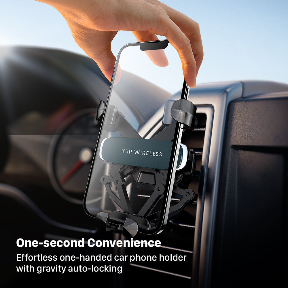 KiiP QIT02 Gravity Car Phone Holder AC Air Vent Mobil