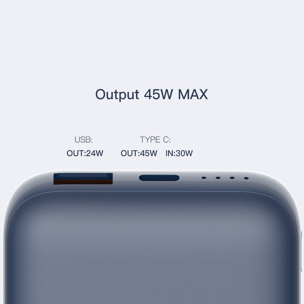 KiiP E67 Power Bank Fast Charging 45W Type C PD 10500mAh