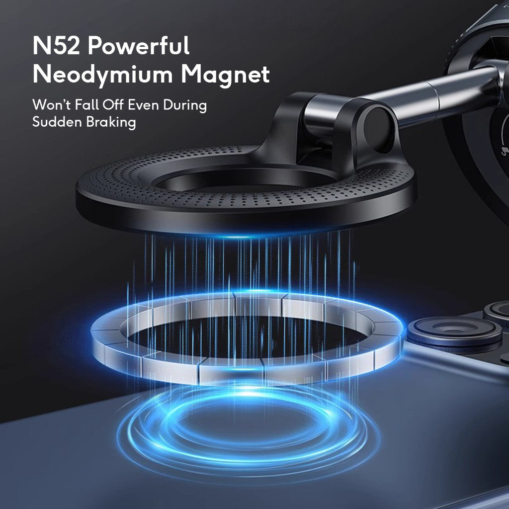 KiiP MCH09 Car Holder Magnetic Adjustable 360° Phone Holder Lipat Electric Mount Car Vacuum Suction