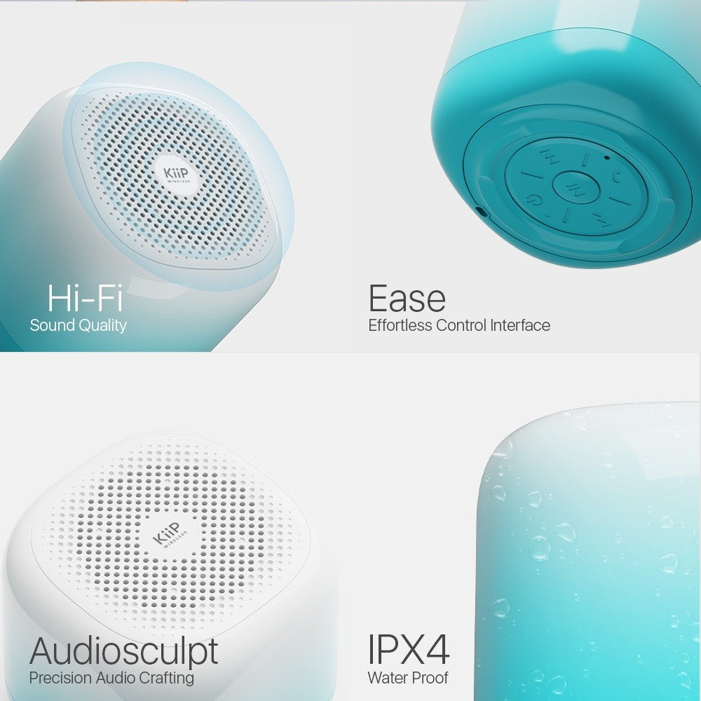 KiiP Wireless Y10 Portable Speaker Stereo Mini HiFi Wireless Speaker Bluetooth