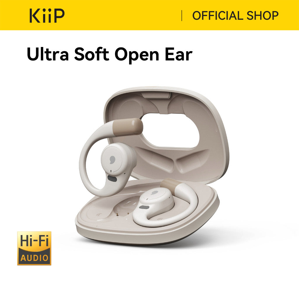 KiiP Wireless DTH11 OWS Sport TWS Earhook Earphone Open Ear Headset Bluetooth HD Voice Call