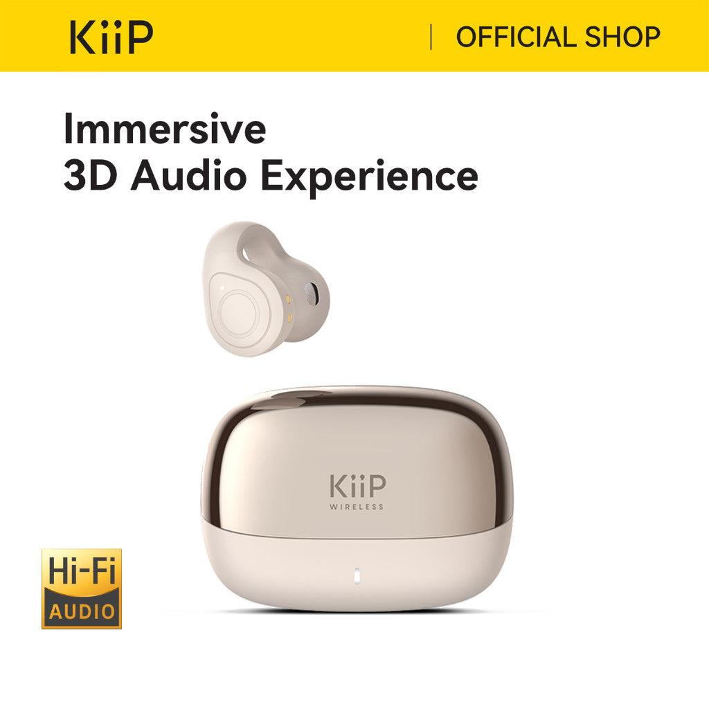 KiiP Wireless DTH6 TWS Ear Clip Bluetooth Earphone Hi-Fi 360-Degree Surround Audio