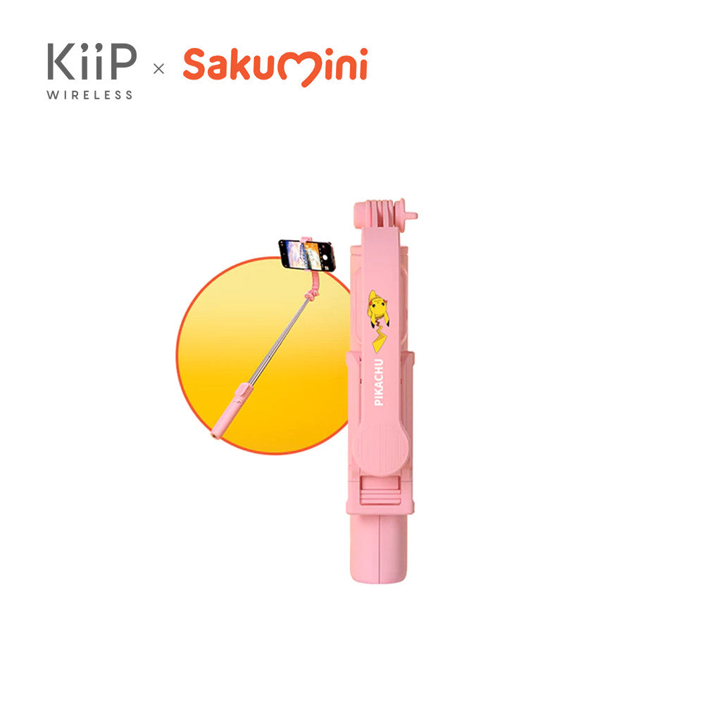 KiiP Selfie05 Portable Selfie Stick Integrated Tripod 70cm 360° Rotation