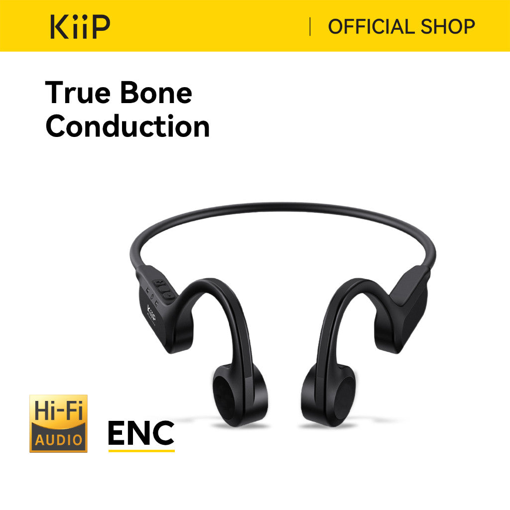 KiiP Wireless DTS10 Bluetooth Headphone Bone Conduction Earphone Headset