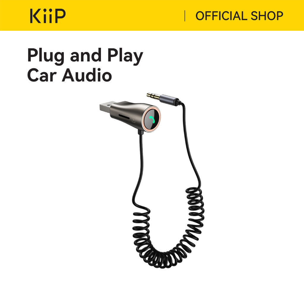 KiiP Wireless B700 Bluetooth Wireless Audio Car Receiver Adapter AUX 3.5mm