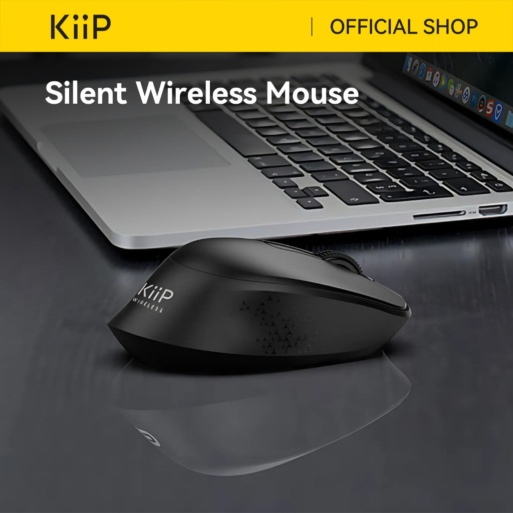 KiiP Wireless Bluetooth Mouse MS02 USB Dongle 2.4G BT3.0/5.0 1500DPI