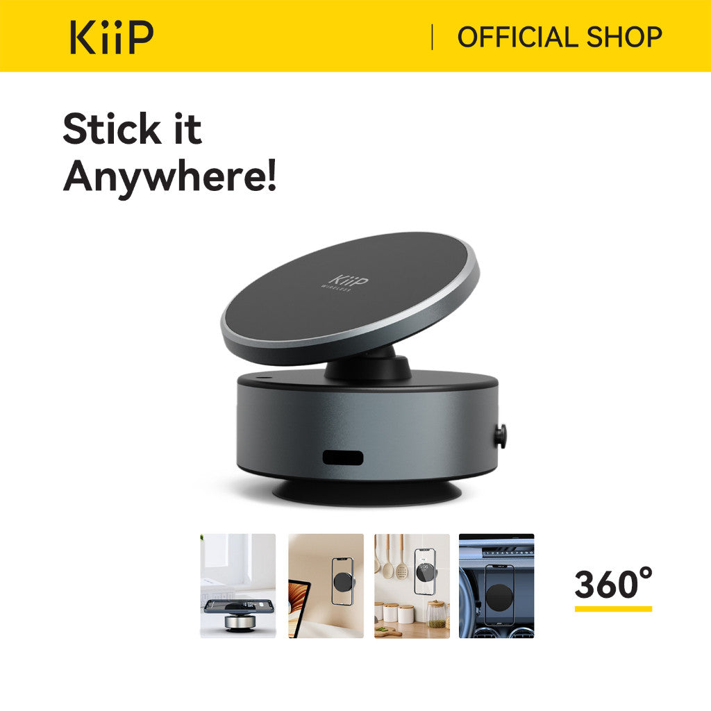 KiiP MCH07 Magnetic Mount Car Suction Mobile Phone Holder 360° Rotation