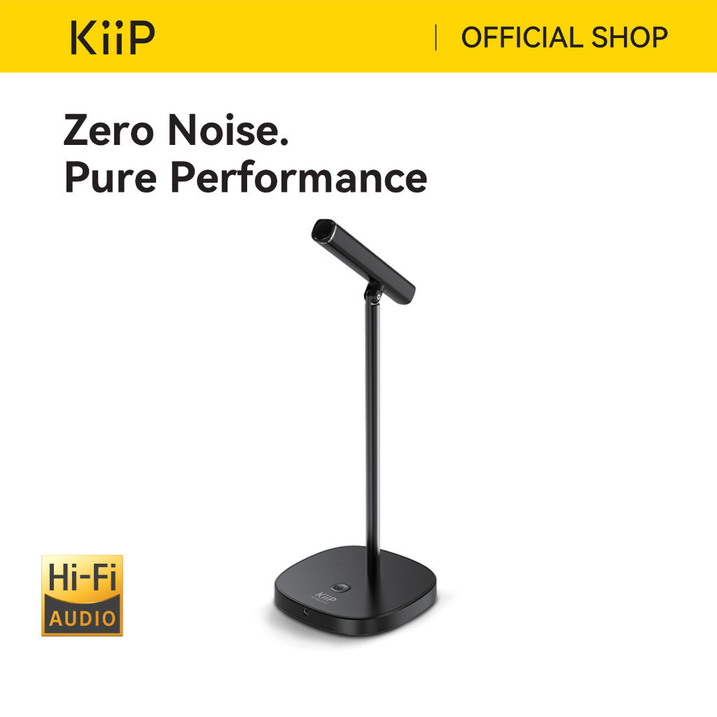 KiiP M9 Microphone Desktop Table Mic HiFi Sound Quality Double Noise Cancelation