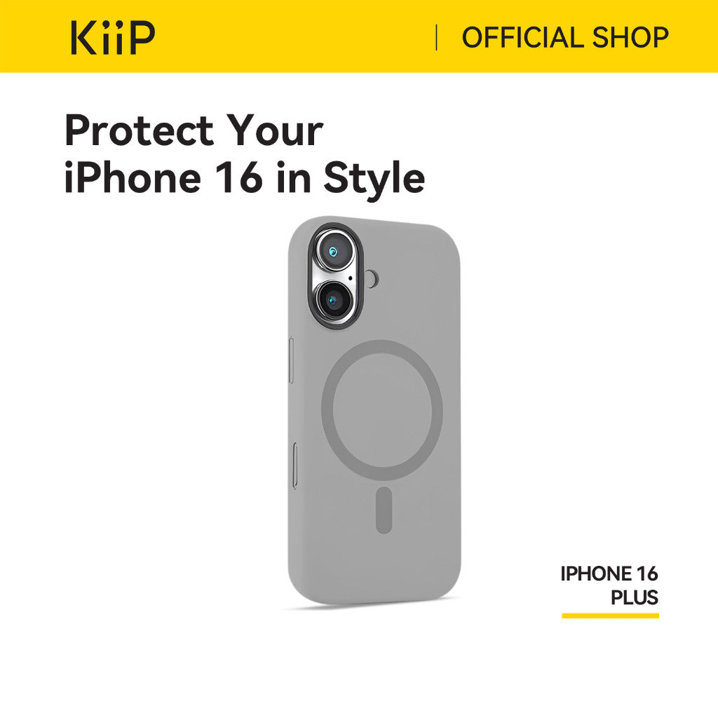 KiiP Wireless Case Iphone 16 Series Casing Magnetic Wireless Magsafe Silikon Handphone Premium