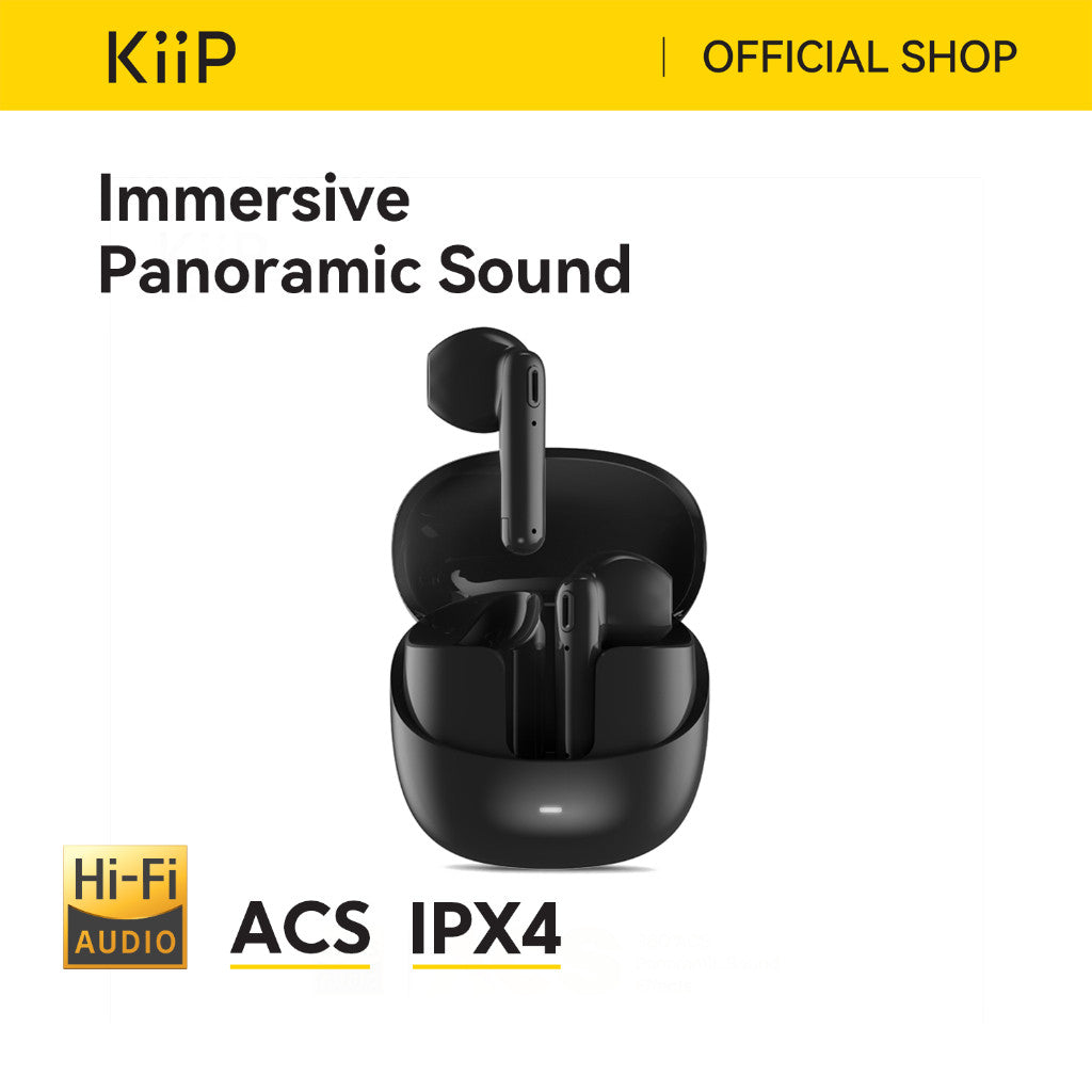 KiiP Wireless DTS5 Tws Headset Bluetooth Earphone HD Call