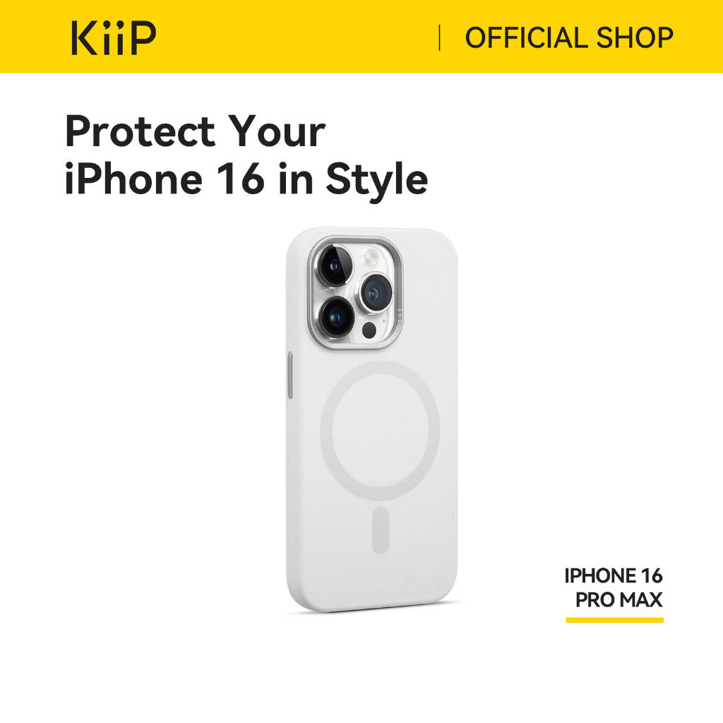 KiiP Wireless Case Iphone 16 Series Casing Magnetic Wireless Magsafe Silikon Handphone Premium