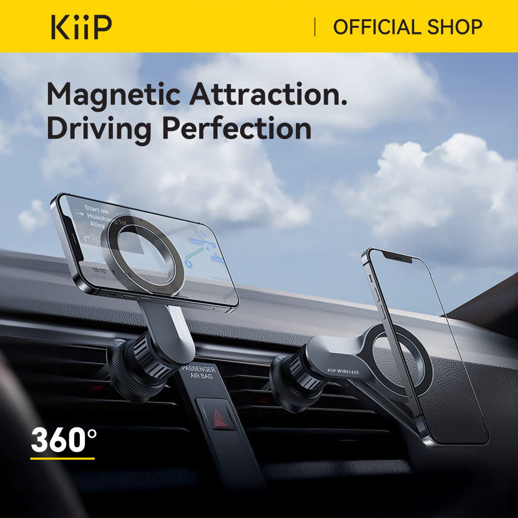KiiP RKT01 Magnetic Car Phone Holder AC Air Vent Mobil