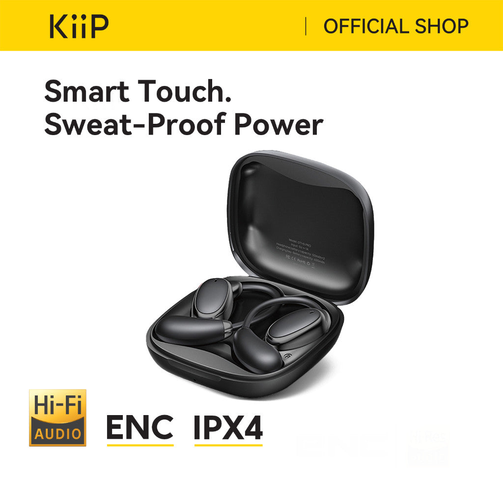 KiiP Wireless DTH5PRO Ows Open Ear Tws Earhook Earphone HiFi