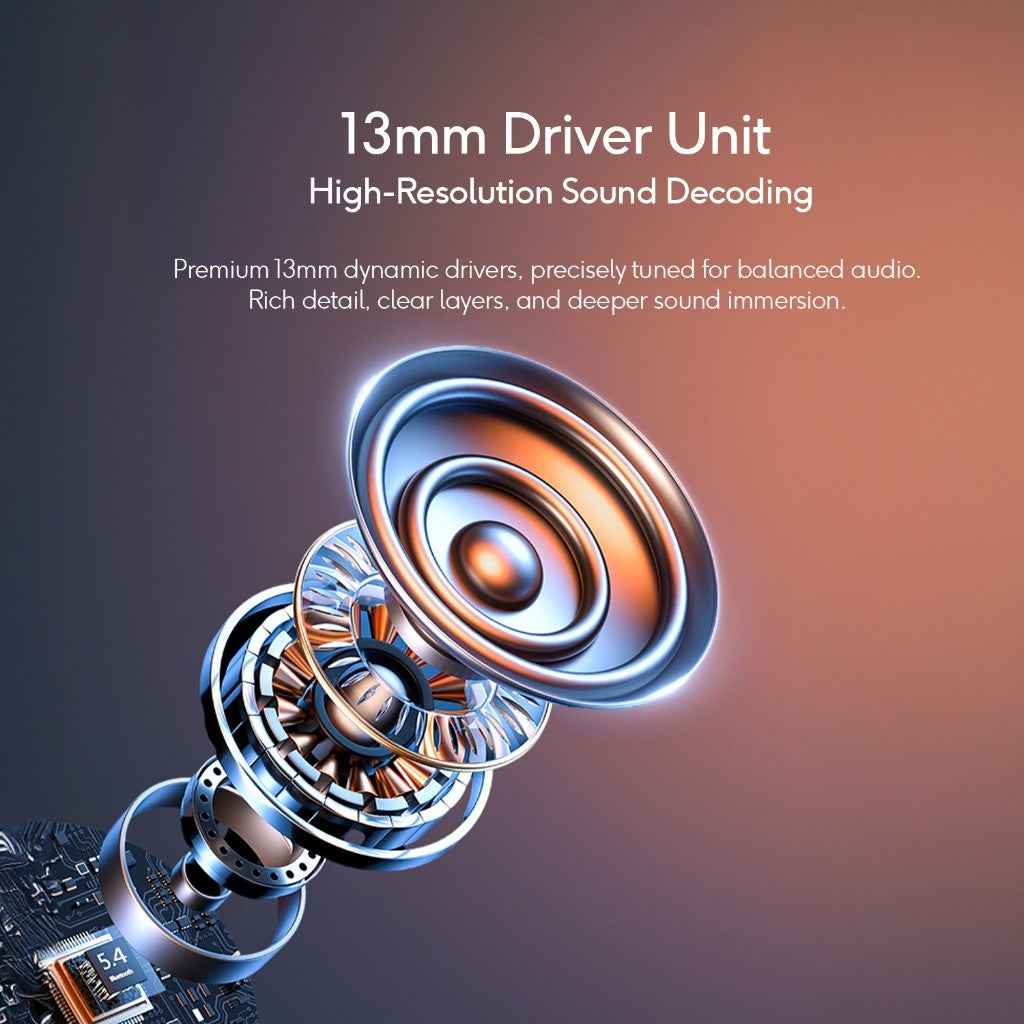 KiiP DTS16 Tws  ANC Headset Bluetooth 5.4 Earphone Smart Screen Active Noise Reduction