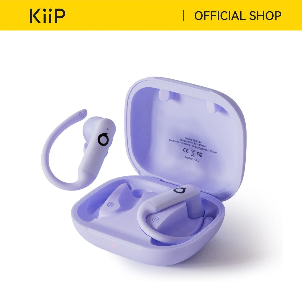KiiP T50 Lite True Wireless HiFi Bluetooth Earphone ENC Sport TWS Waterproof
