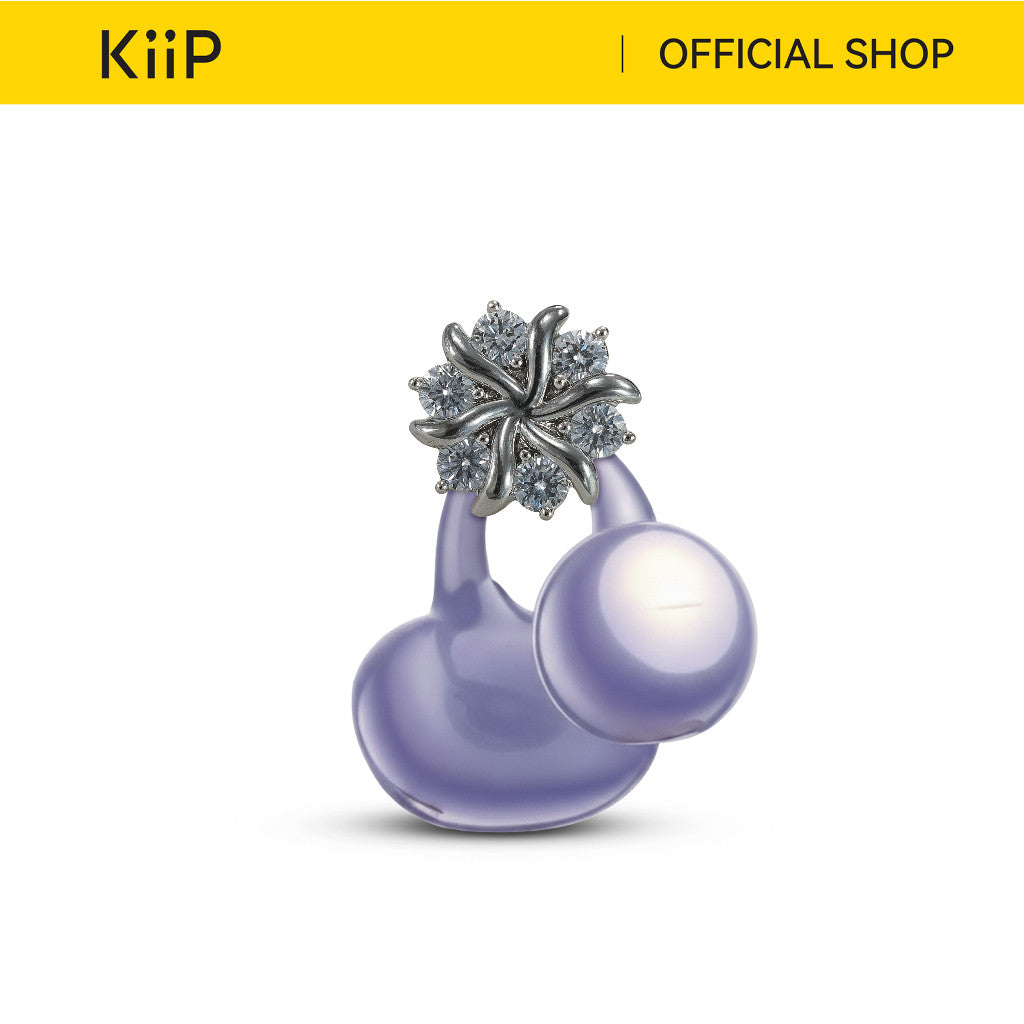KiiP Freeclip Earbuds Jewelry Aksesoris Earphone Clip DIY Butterfly Shape Earrings Cute Bow