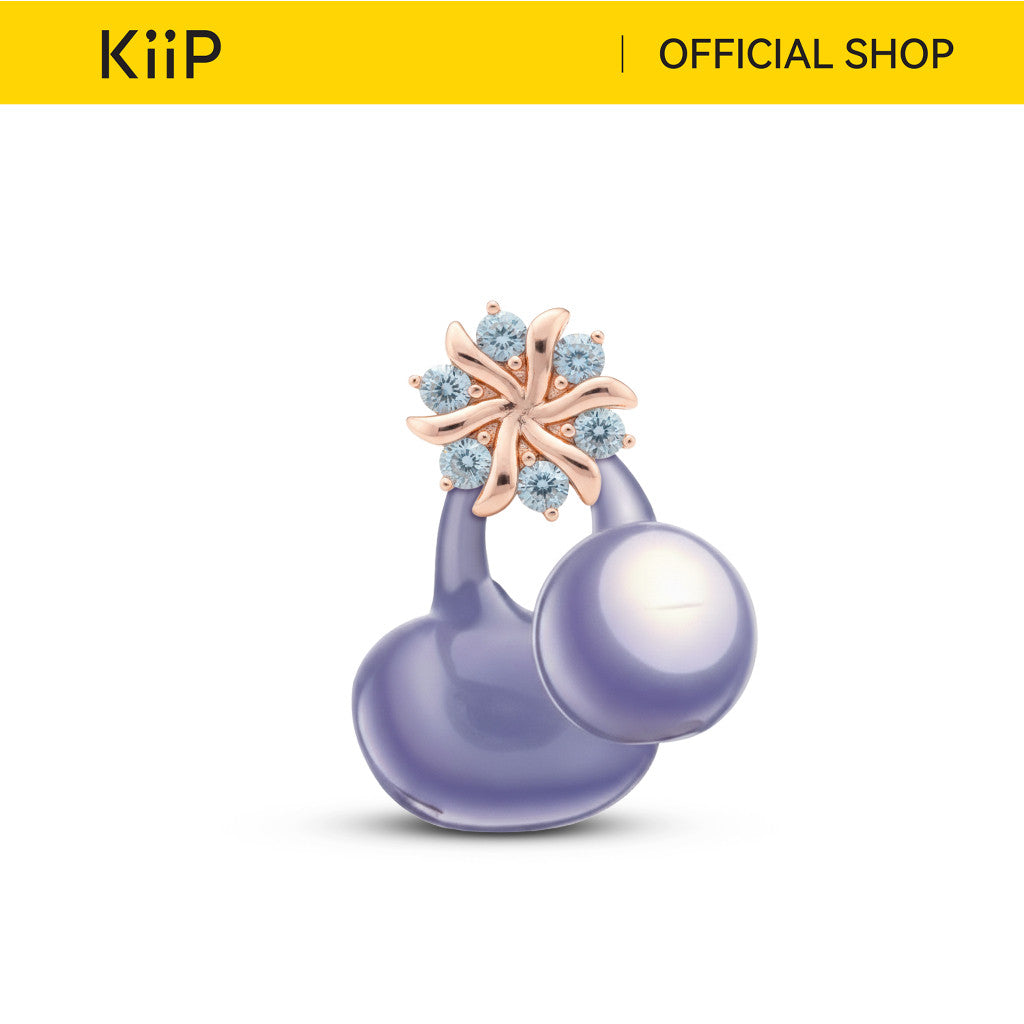 KiiP Freeclip Earbuds Jewelry Aksesoris Earphone Clip DIY Butterfly Shape Earrings Cute Bow
