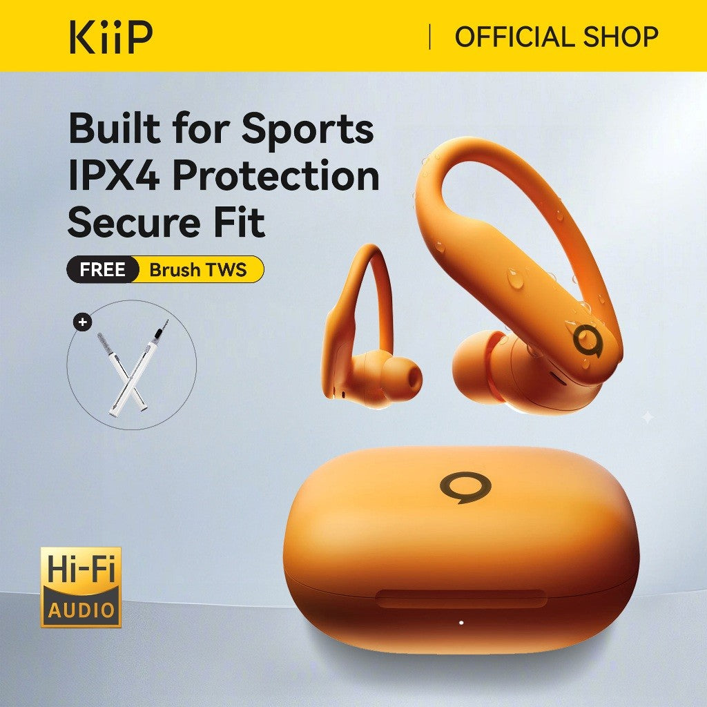 KiiP T50 Lite True Wireless HiFi Bluetooth Earphone ENC Sport TWS Waterproof