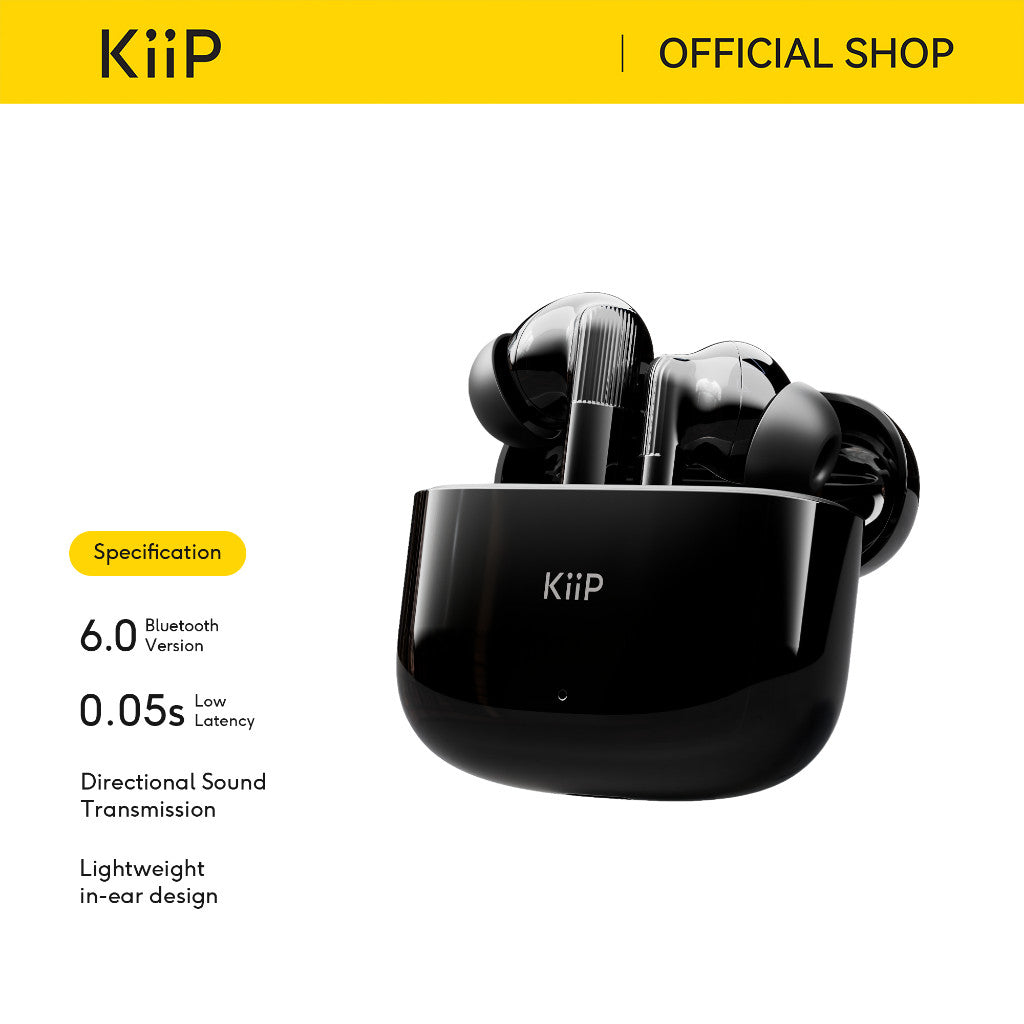 KiiP DTS2 PRO TWS Bluetooth Headset Handsfree Earphone In Ear BT 6.0 Low Latency