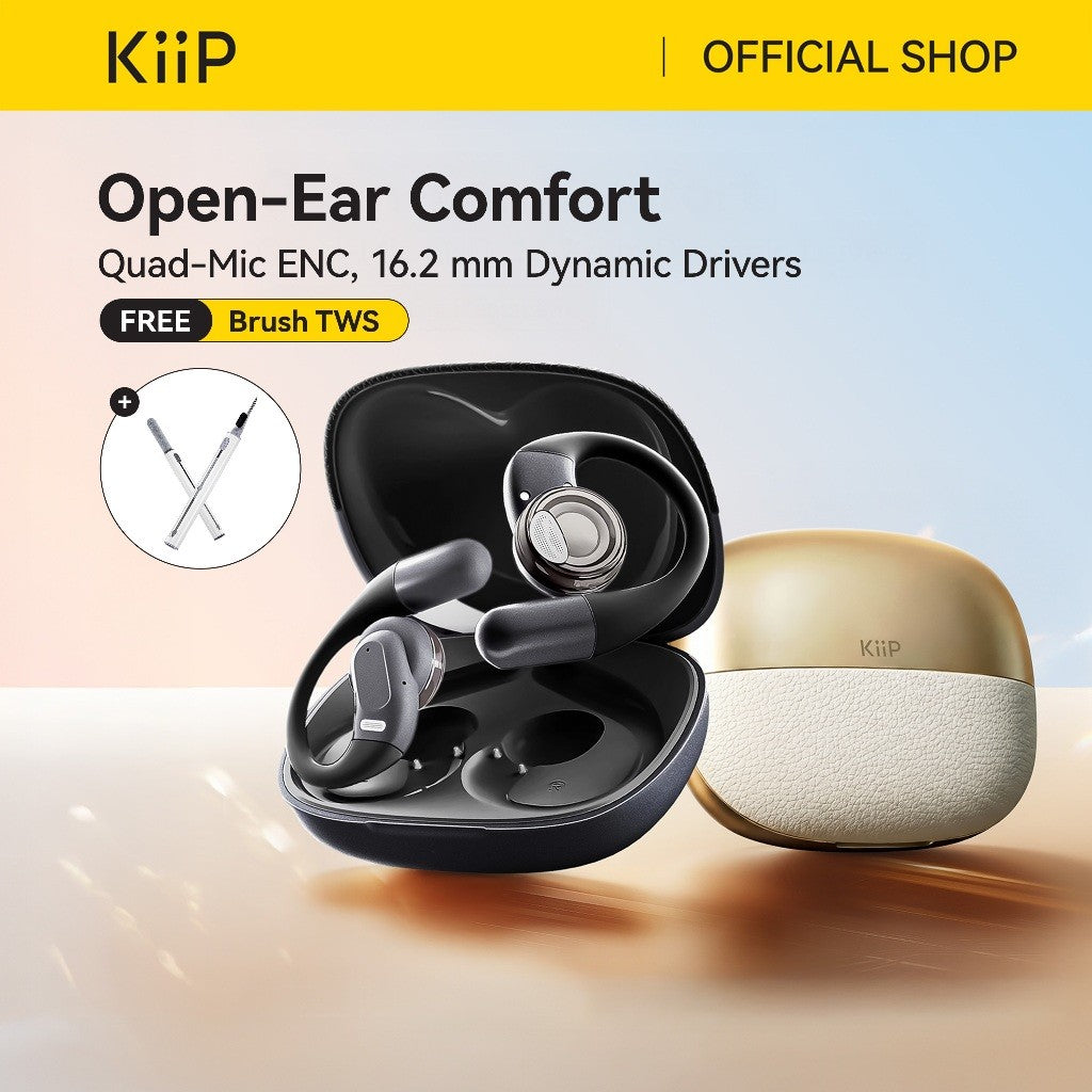 KiiP DTH24 OpenCore OWS Ear-hook Bluetooth Earphones EN Clear Calls IP56 AI Adaptive Sound