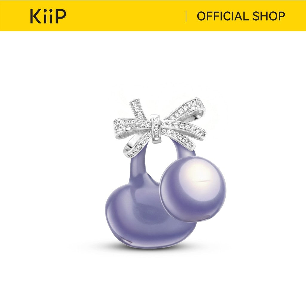 KiiP Freeclip Earbuds Jewelry Aksesoris Earphone Clip DIY Butterfly Shape Earrings Cute Bow