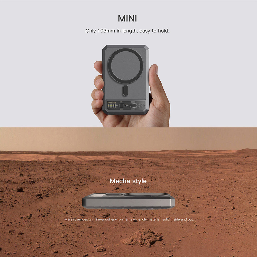 KiiP Wireless EW54 Power Bank Magnetic Magsafe 20W Fast Charging Type C PD 10000 mAh