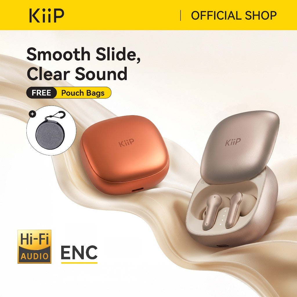 KiiP DTS12 True Wireless Bluetooth Earphone TWS Mini Earbuds ENC IPX5