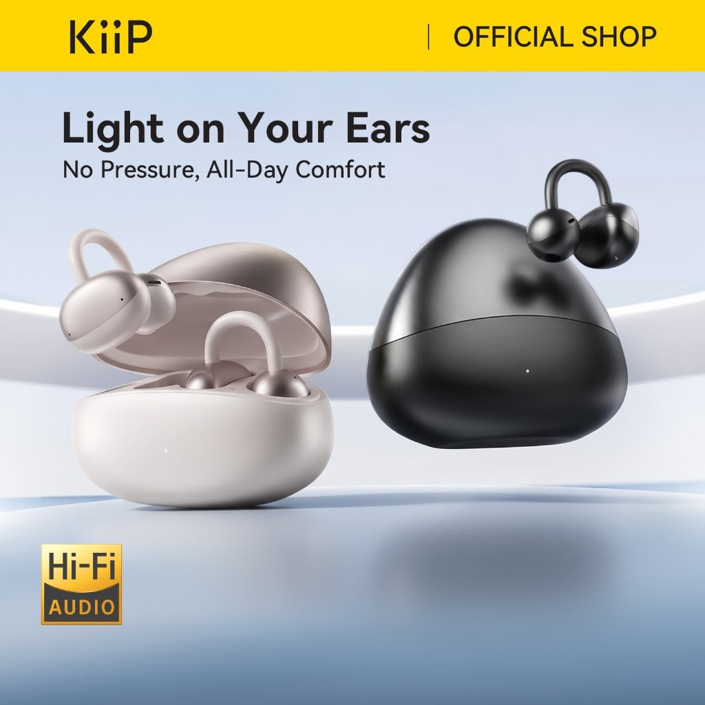 KiiP DTH29 OWS Ear Clip Earphone Droplet Open Ear Bluetooth TWS Hi-Fi Stereo