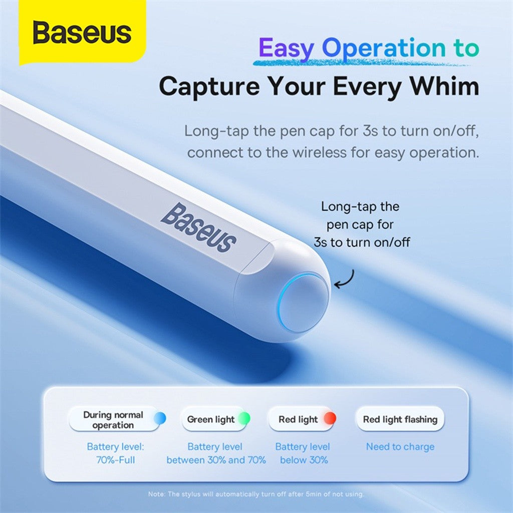 KiiP X Baseus Pen Stylus Touch Screen Tilt Sensitive Magnet Palm Rejection