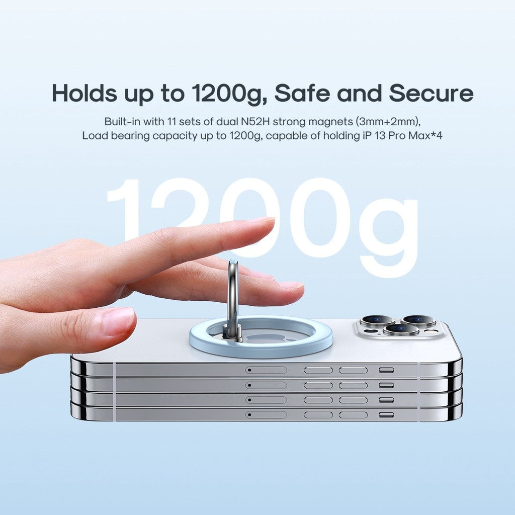 KiiP Wireless Magnetic Ring Holder Phone Stand Cincin HP Ring Foldable