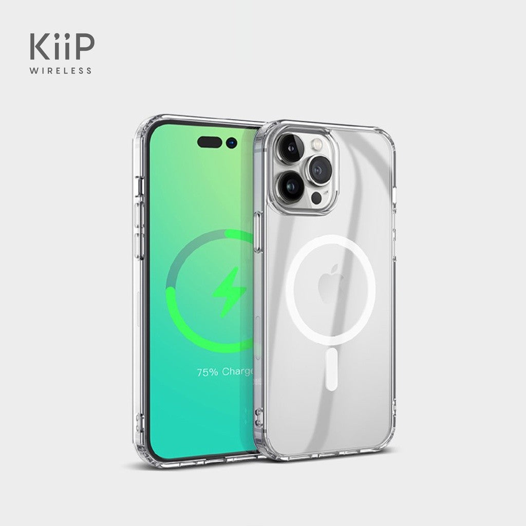 KiiP Wireless Casing Iphone 14 Magnetic Apple Magsafe Silicone Case Phone