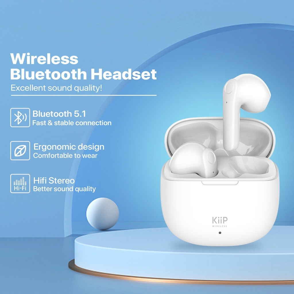 KiiP Wireless DTS2 True Wireless Bluetooth Headset Headphone Earphone Earbuds TWS Stereo