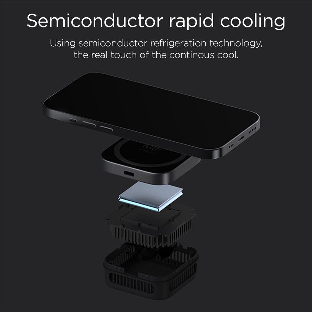 KiiP Wireless FW5 Charging Magnetic Cooler Pendingin HP Gaming Fan Radiator Cooling