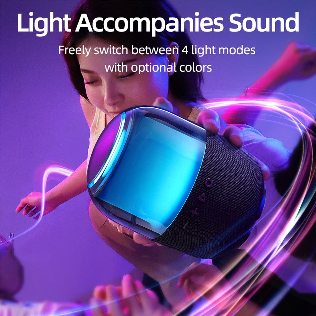KiiP Wireless Y7 Bluetooth Speaker Portable TWS RGB LED HIFI SOUND