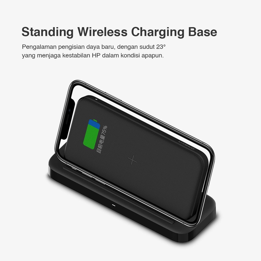 KiiP W5 Charger Station Wireless Fast Charging Power Bank Usb Type C PD