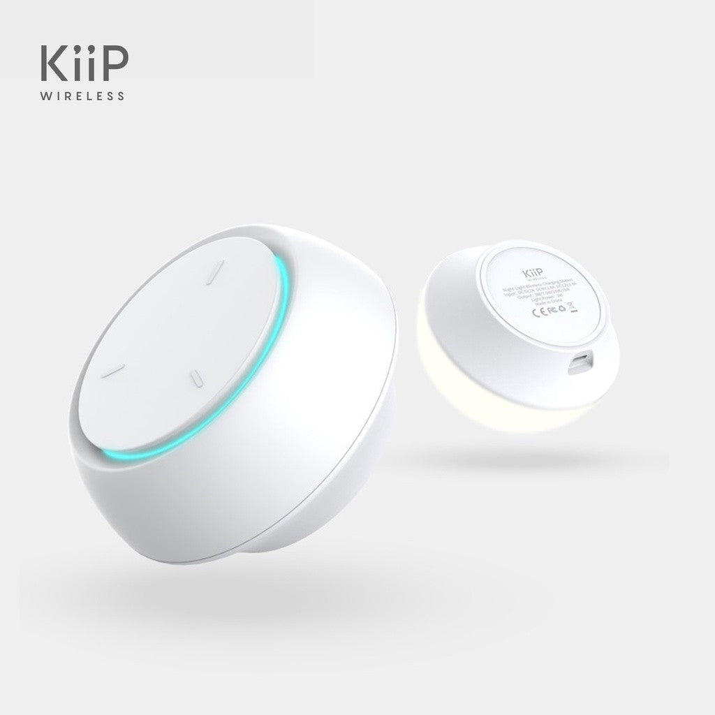KiiP D2 Desk Lamp Wireless Charger Lampu Tidur Lampu Meja Lampu Baca