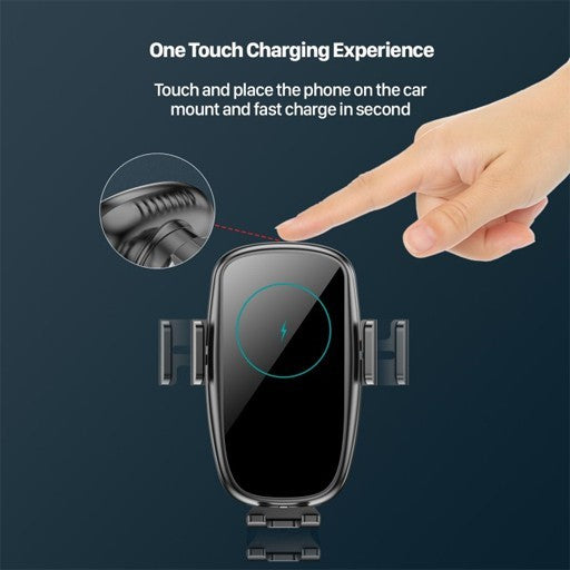 KiiP X5 Car Holder Qi Fast Wireless Charger 15W