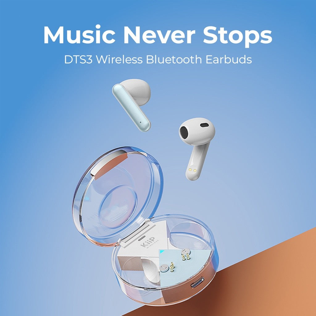 KiiP Wireless DTS3 True Wireless Bluetooth Headset Headphone Earphone Earbuds TWS Stereo