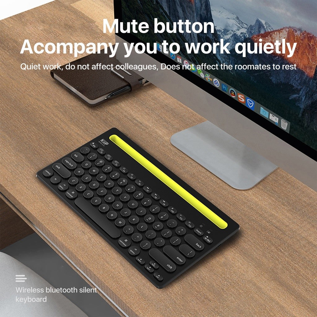 KiiP Wireless Swift Keyboard bluetooth Multi-Device Dual Mode Windows, Mac, Chrome OS Android iOS