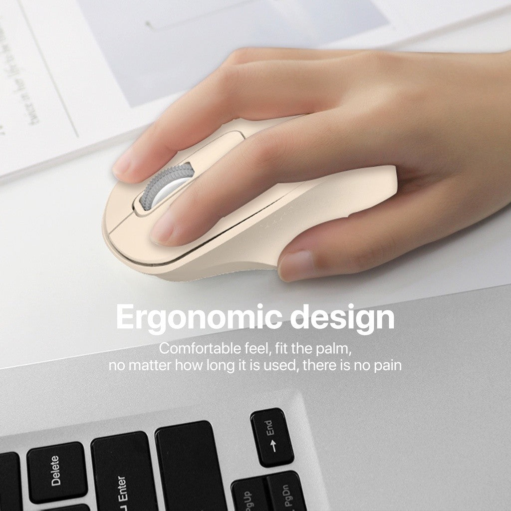 KiiP Wireless Bluetooth Mouse MS02 USB Dongle 2.4G BT3.0/5.0 1500DPI
