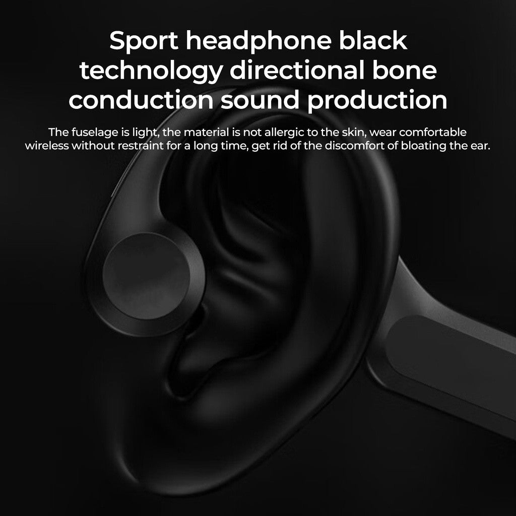 KiiP Wireless DTS10 Bluetooth Headphone Bone Conduction Earphone Headset