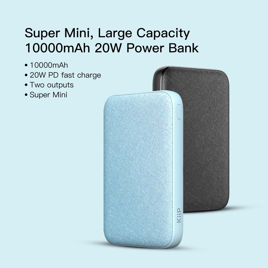 KiiP E49 Power Bank Fast Charging 20W Quick Charge Type C PD