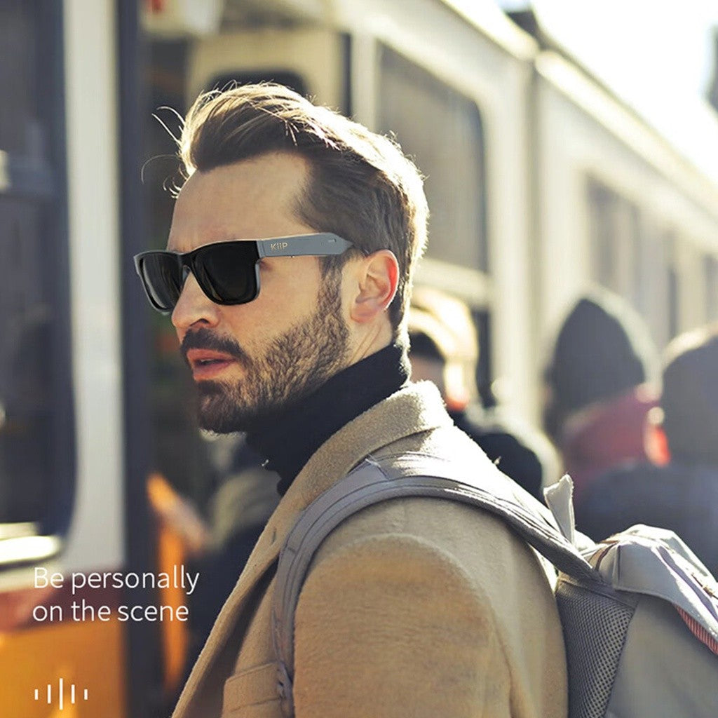 KiiP Wireless S01 Smart Glass Kacamata Headset Bluetooth Multifungsional