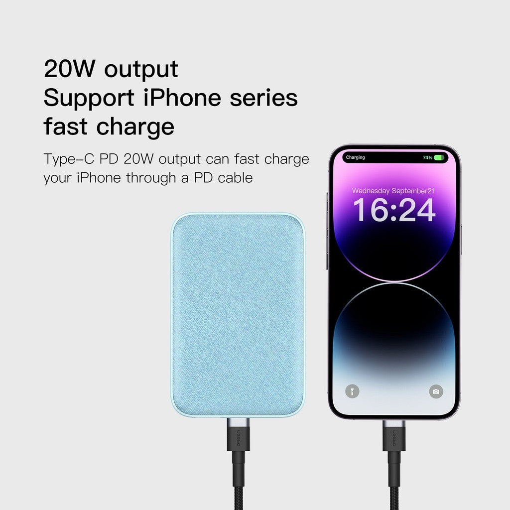KiiP E49 Power Bank Fast Charging 20W Quick Charge Type C PD