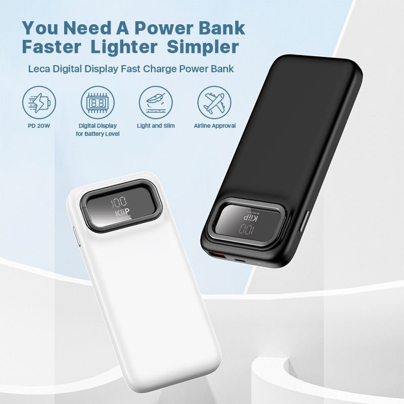 KiiP Wireless DPB2A Power Bank Magnetic Magsafe 20W Fast Charging Type C PD 10000 mAh