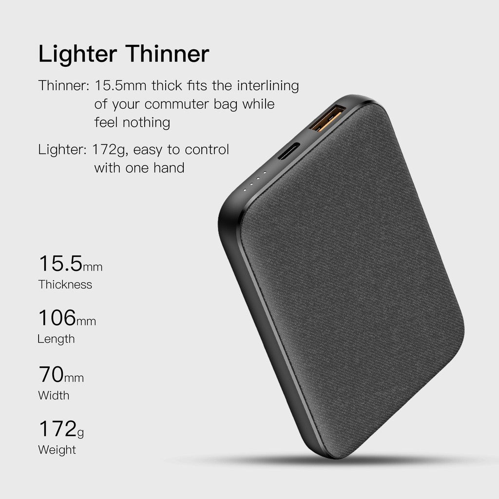 KiiP E49 Power Bank Fast Charging 20W Quick Charge Type C PD
