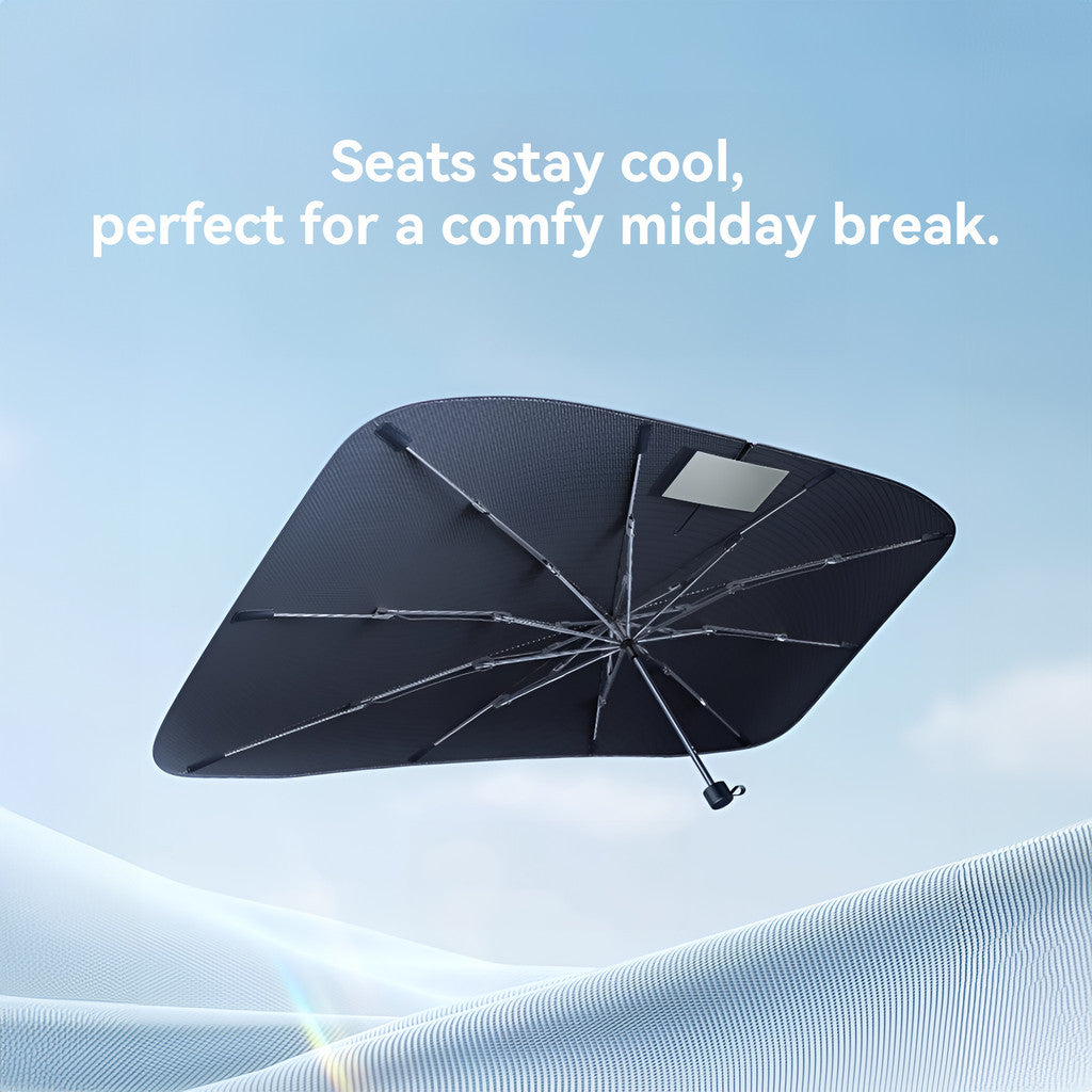KiiP CV01 Umbrella Sunshade Payung Pelindung Anti Panas Kaca Depan Mobil Anti UV UPF50+