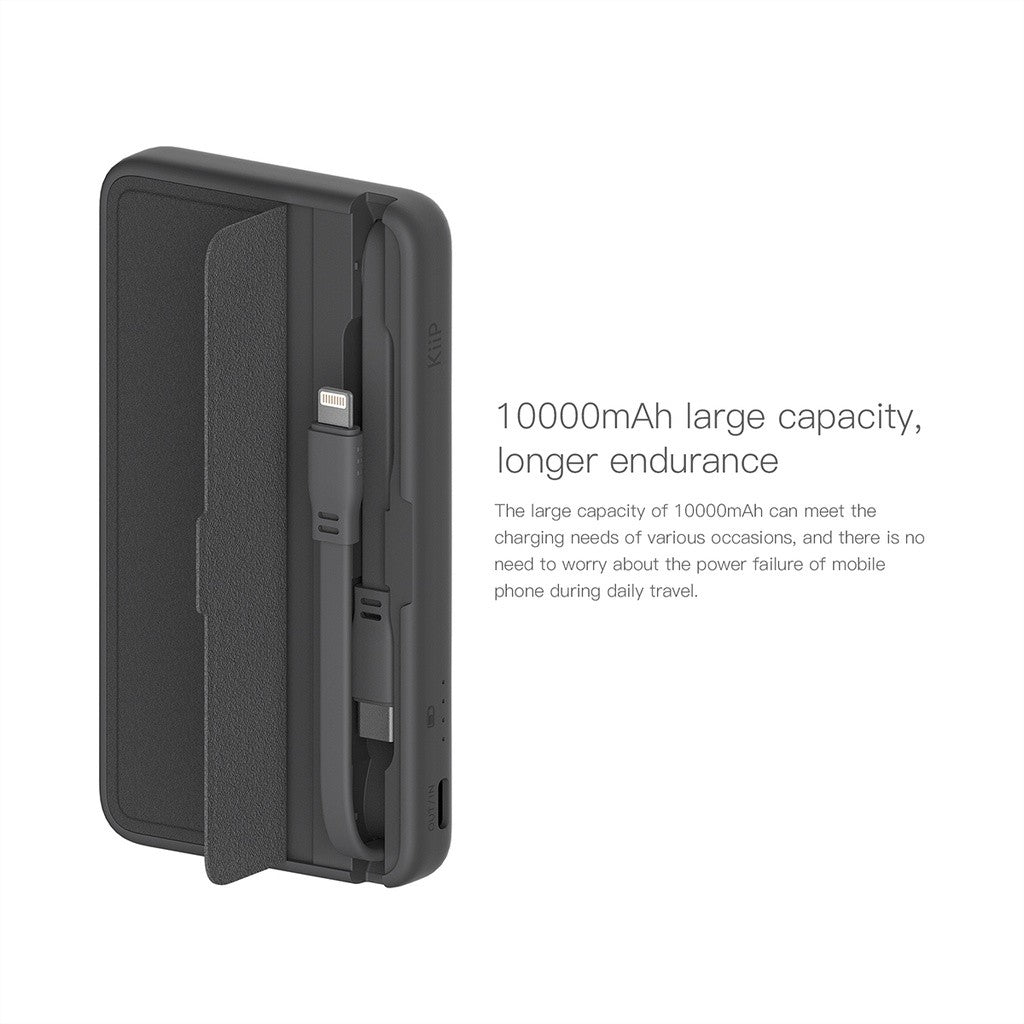 KiiP E57 Power Bank Fast Charging 20W PD Quick Charger Type-C Lightning